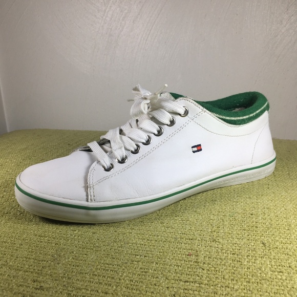 tommy hilfiger green shoes